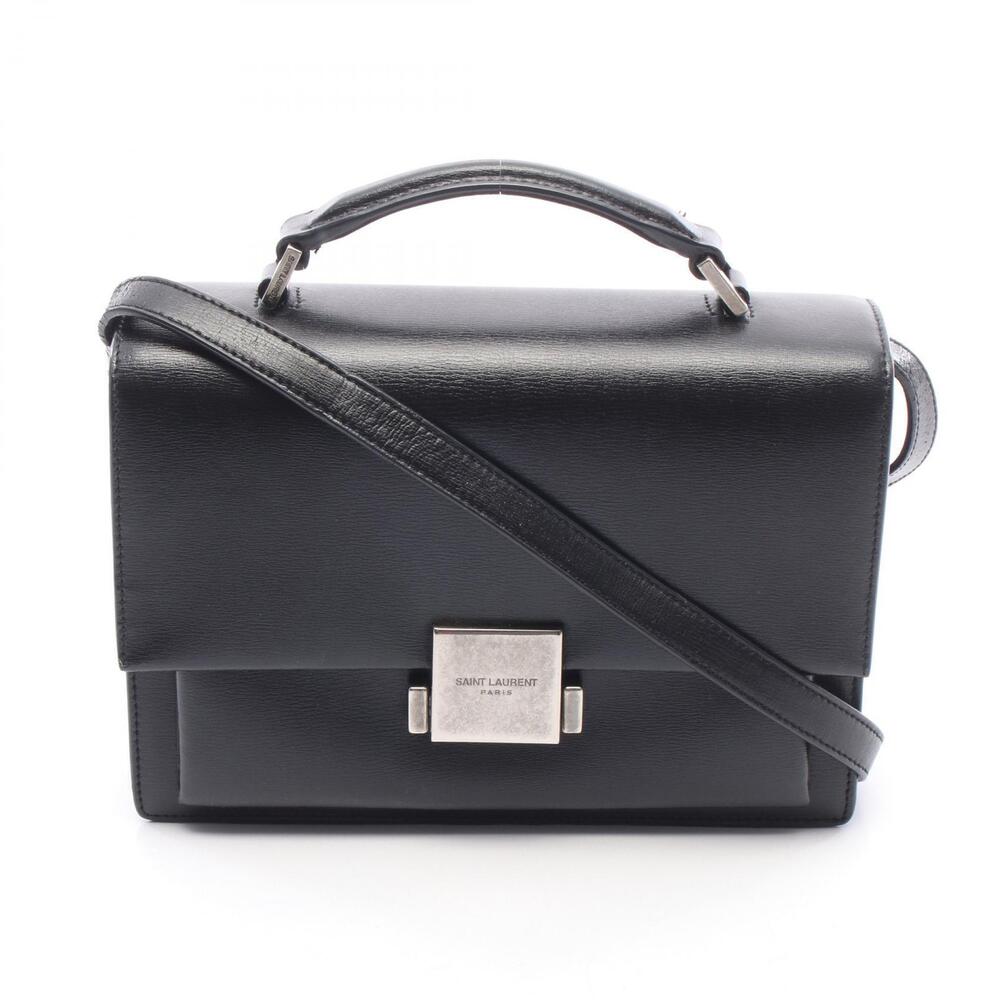 Saint Laurent Paris Belchasse Shoulder Bag Leather Black